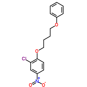 21278-58-0  2-chloro-4-nitro-1-(4-phenoxybutoxy)benzene