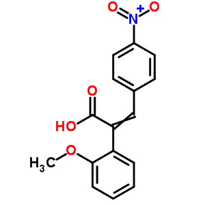 21970-43-4  2-(2-methoxyphenyl)-3-(4-nitrophenyl)prop-2-enoic acid