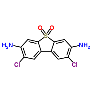 24655-99-0  2,8-dichlorodibenzo[b,d]thiophene-3,7-diamine 5,5-dioxide