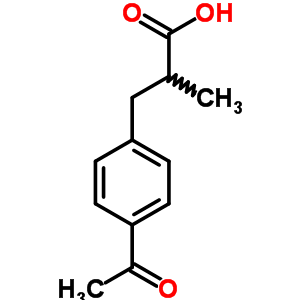 38121-58-3  3-(4-acetylphenyl)-2-methylpropanoic acid