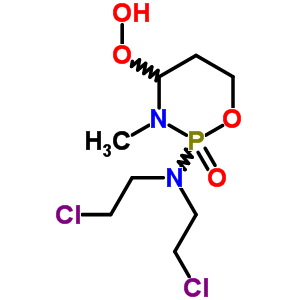 39800-23-2  2-[bis(2-chloroethyl)amino]-3-methyl-2-oxido-1,3,2-oxazaphosphinan-4-yl hydroperoxide