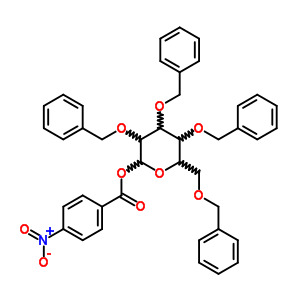 4196-36-5;54423-54-0  2,3,4,6-tetra-O-benzyl-1-O-(4-nitrobenzoyl)hexopyranose