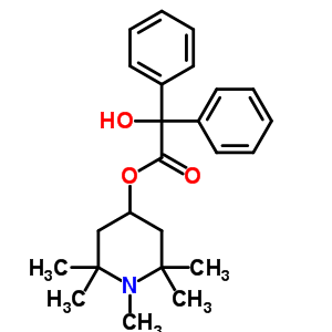 4400-42-4  1,2,2,6,6-pentamethylpiperidin-4-yl hydroxy(diphenyl)acetate