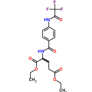 451-31-0  diethyl N-{4-[(trifluoroacetyl)amino]benzoyl}glutamate