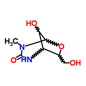 52019-17-7  8-hydroxy-7-(hydroxymethyl)-4-methyl-6-oxa-2,4-diazabicyclo[3.2.1]octan-3-one