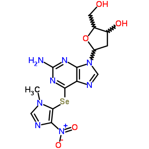 52192-42-4;57052-30-9  9-(2-deoxypentofuranosyl)-6-[(1-methyl-4-nitro-1H-imidazol-5-yl)selanyl]-9H-purin-2-amine