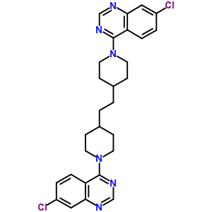 52791-50-1  4,4'-(ethane-1,2-diyldipiperidine-4,1-diyl)bis(7-chloroquinazoline) 52791-50-1  4,4'-(ethane-1,2-diyldipiperidine-4,1-diyl)bis(7-chloroquinazoline)