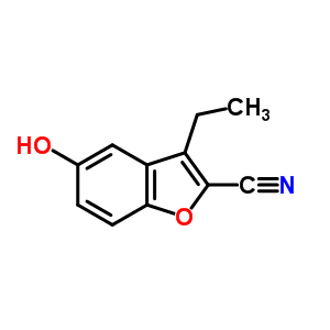 53020-54-5  3-ethyl-5-hydroxy-1-benzofuran-2-carbonitrile