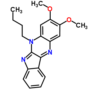 53533-13-4  5-butyl-2,3-dimethoxy-5H-indolo[2,3-b]quinoxaline