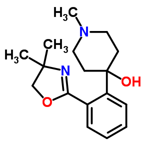 54595-98-1  4-[2-(4,4-dimethyl-4,5-dihydro-1,3-oxazol-2-yl)phenyl]-1-methylpiperidin-4-ol