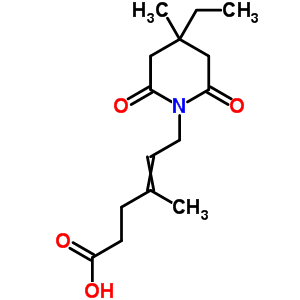 54719-42-5  6-(4-ethyl-4-methyl-2,6-dioxopiperidin-1-yl)-4-methylhex-4-enoic acid