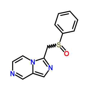 55316-52-4  3-[(phenylsulfinyl)methyl]imidazo[1,5-a]pyrazine