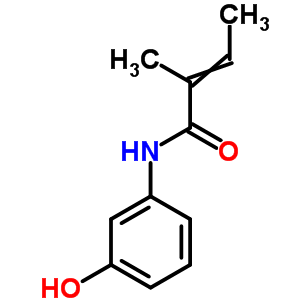 55791-92-9  N-(3-hydroxyphenyl)-2-methylbut-2-enamide