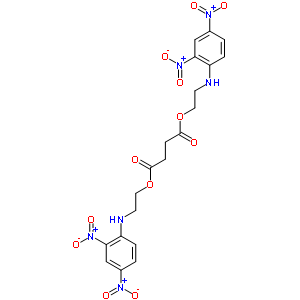 56820-39-4  bis{2-[(2,4-dinitrophenyl)amino]ethyl} butanedioate