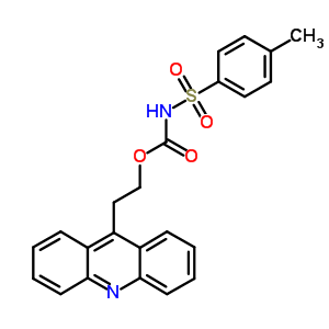 56962-72-2;56962-76-6  2-(acridin-9-yl)ethyl [(4-methylphenyl)sulfonyl]carbamate