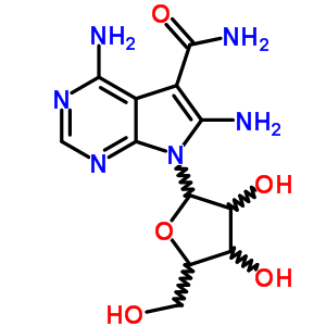 57071-59-7  4,6-diamino-7-pentofuranosyl-7H-pyrrolo[2,3-d]pyrimidine-5-carboxamide