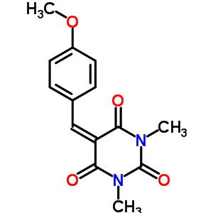 57270-82-3  5-(4-methoxybenzylidene)-1,3-dimethylpyrimidine-2,4,6(1H,3H,5H)-trione