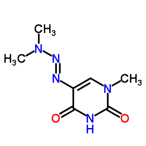 57381-21-2  5-[(1E)-3,3-dimethyltriaz-1-en-1-yl]-1-methylpyrimidine-2,4(1H,3H)-dione