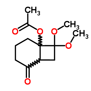 63876-85-7  8,8-dimethoxy-5-oxobicyclo[4.2.0]oct-1-yl acetate