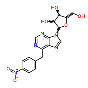65199-01-1  6-(4-nitrobenzyl)-9-pentofuranosyl-9H-purine