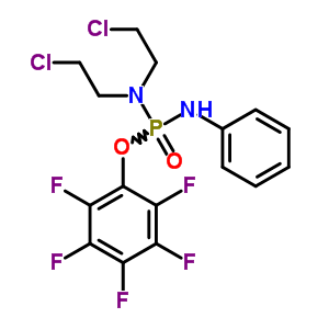 70539-69-4  pentafluorophenyl N,N-bis(2-chloroethyl)-N'-phenylphosphorodiamidate