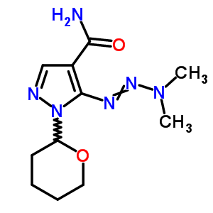71609-14-8  5-(3,3-dimethyltriaz-1-en-1-yl)-1-(tetrahydro-2H-pyran-2-yl)-1H-pyrazole-4-carboxamide