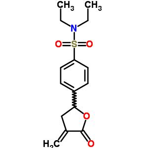77547-05-8  N,N-diethyl-4-(4-methylidene-5-oxotetrahydrofuran-2-yl)benzenesulfonamide