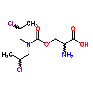 13723-01-8  O-[bis(2-chloropropyl)carbamoyl]serine