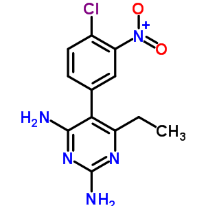 21813-35-4  5-(4-chloro-3-nitrophenyl)-6-ethylpyrimidine-2,4-diamine