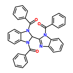 29627-61-0  1H,1'H-2,2'-bibenzimidazole-1,1',3(2H)-triyltris(phenylmethanone)