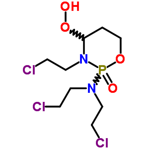 39800-25-4  2-[bis(2-chloroethyl)amino]-3-(2-chloroethyl)-2-oxido-1,3,2-oxazaphosphinan-4-yl hydroperoxide