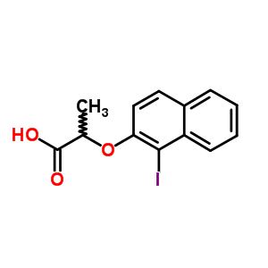 41791-69-9  2-[(1-iodonaphthalen-2-yl)oxy]propanoic acid