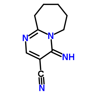 55114-33-5  (4E)-4-imino-4,6,7,8,9,10-hexahydropyrimido[1,2-a]azepine-3-carbonitrile