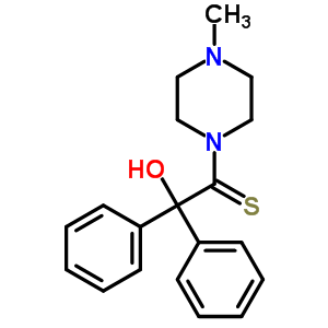 59408-59-2  2-hydroxy-1-(4-methylpiperazin-1-yl)-2,2-diphenylethanethione