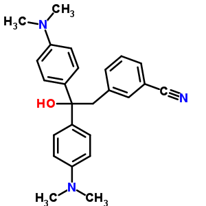59483-76-0  3-{2,2-bis[4-(dimethylamino)phenyl]-2-hydroxyethyl}benzonitrile