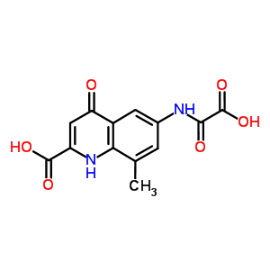 60722-50-1  6-[(carboxycarbonyl)amino]-8-methyl-4-oxo-1,4-dihydroquinoline-2-carboxylic acid