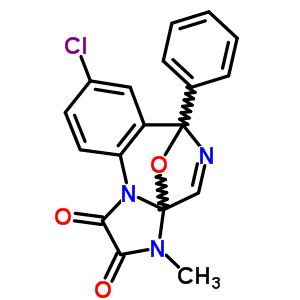 62167-11-7  8-chloro-3-methyl-6-phenyl-1H,6H-3a,6-epoxyimidazo[1,2-a][1,4]benzodiazepine-1,2(3H)-dione