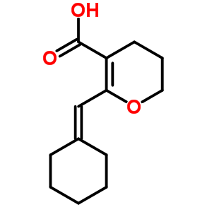 63014-66-4  6-(cyclohexylidenemethyl)-3,4-dihydro-2H-pyran-5-carboxylic acid