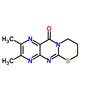 63044-81-5  2,3-dimethyl-8,9-dihydro-7H,11H-[1,3]thiazino[2,3-b]pteridin-11-one