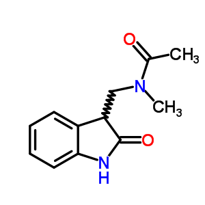 64230-50-8  N-methyl-N-[(2-oxo-2,3-dihydro-1H-indol-3-yl)methyl]acetamide