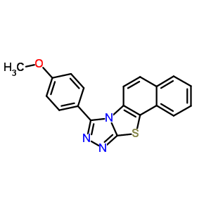 69484-91-9  8-(4-methoxyphenyl)naphtho[2',1':4,5][1,3]thiazolo[2,3-c][1,2,4]triazole