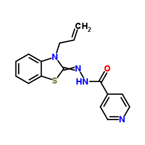 71085-98-8  N'-[3-(prop-2-en-1-yl)-1,3-benzothiazol-2(3H)-ylidene]pyridine-4-carbohydrazide