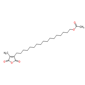 71595-41-0  17-(4-methyl-2,5-dioxo-2,5-dihydrofuran-3-yl)heptadecyl acetate