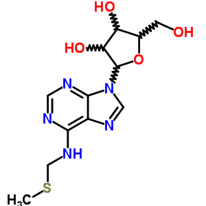 72071-18-2  N-[(methylsulfanyl)methyl]-9-pentofuranosyl-9H-purin-6-amine