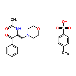73257-91-7  N-[3-(morpholin-4-yl)-1-oxo-1-phenylpropan-2-yl]acetamide 4-methylbenzenesulfonate (1:1)