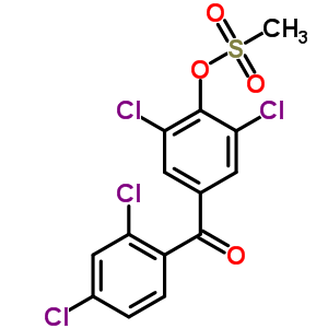 74390-78-6  2,6-dichloro-4-(2,4-dichlorobenzoyl)phenyl methanesulfonate