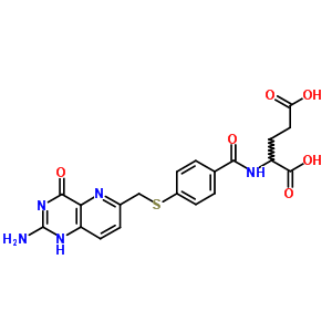 76807-69-7  N-(4-{[(2-amino-4-oxo-1,4-dihydropyrido[3,2-d]pyrimidin-6-yl)methyl]sulfanyl}benzoyl)glutamic acid