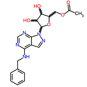 78586-37-5  1-(5-O-acetylpentofuranosyl)-N-benzyl-1H-pyrazolo[3,4-d]pyrimidin-4-amine