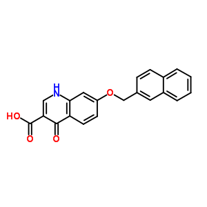 79807-93-5  7-(naphthalen-2-ylmethoxy)-4-oxo-1,4-dihydroquinoline-3-carboxylic acid