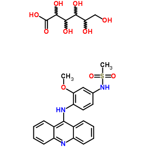 80277-07-2  N-[4-(acridin-9-ylamino)-3-methoxyphenyl]methanesulfonamide - hexonic acid (1:1)